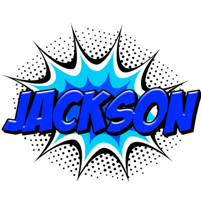 Isabelle & Max™ Personalized Comic Book Name Wall Decal & Reviews | Wayfair